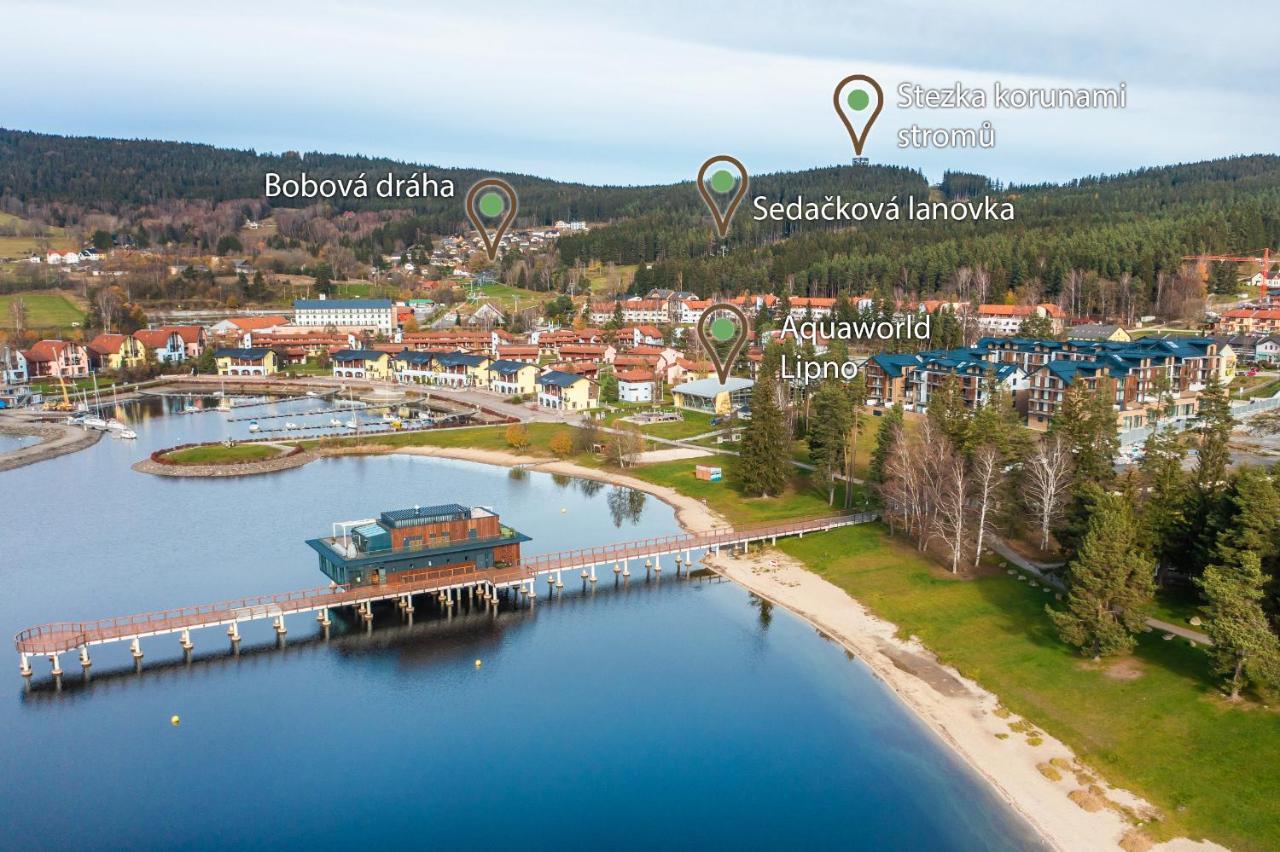 Moli Apartman S Privatni Saunou - Molo Lipno Resort Lipno nad Vltavou Esterno foto